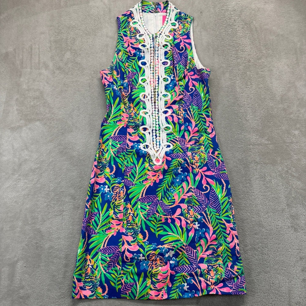 Lilly Pulitzer Dress Women's 00 Alexa Mini Shift‎ in How You Like Me Prowl Print